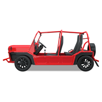 Mini Moke Électrique Voiture Jeep 4 Places 4x4 Voiturette de Golf