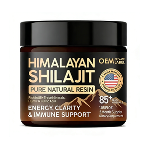 Resina de Shilajit Pura OEM 30g 50g, Suplemento de Shilajit Orgánico, Resina de Shilajit del Himalaya Pura y Orgánica - Product Image 1