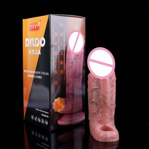 Funda de Pene Realista de Silicona Líquida SXXY, Funda Hueca para Pene, para Hombres, Agrandamiento del Pene, Retraso de la Eyaculación, Juego para Parejas - Product Image 2