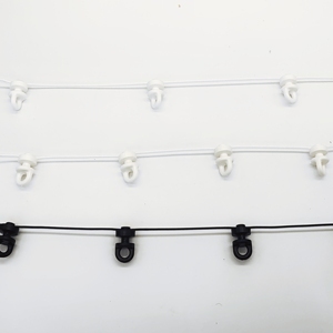S piegare il tipo di piegatura del corridore della tenda di plastica <span class=keywords><strong>con</strong></span> l'accessorio della pista dell'onda per le <span class=keywords><strong>tende</strong></span> e le rotaie - Product Image 2