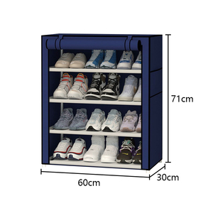 Tủ đựng giày nhiều tầng có thể tùy chỉnh, giá để giày bằng vải di động, giá để giày chất lượng cao, tiết kiệm chi phí - Product Image 6