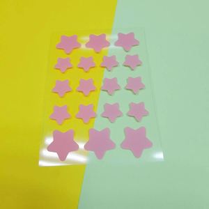 Parches Hidrocoloides para el Acné con Formas Encantadoras, Diseño de Estrella de Cinco Puntas y Corazón, Adhesivos de Protección, Herramienta para el Cuidado de la Piel para Deportes al Aire Libre, Personalizables - Product Image 1