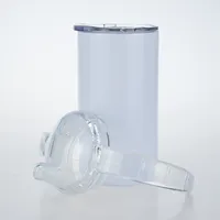 Double Wall Stainless Steel Sippy Cup with Double Lids