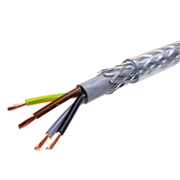 Cable de Instrumentación de Cobre Estañado de 2 Núcleos, Resistente a Químicos, PFA PTFE, para Altas Temperaturas (250°C), con Blindaje, para Zonas Ácidas