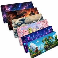 Tappetino da Gioco in Gomma Naturale Antiscivolo con Stampa a Sublimazione 300DPI, Produttore OEM, Playmat TCG Personalizzato con Bordo Cucito Impermeabile