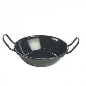 Poêle à <span class=keywords><strong>paella</strong></span> en acier au carbone espagnol d'extérieur avec poignées noires confortables, casserole légère <span class=keywords><strong>pour</strong></span> les rassemblements - Product Image 5