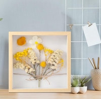 Premium personnalisé 3D élégant MDF Souvenir Photo Shadow Box cadre photo en bois