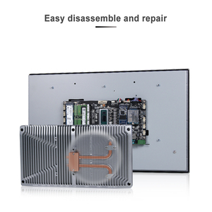 Fábrica que suministra 12th i5 18,5 pulgadas Industrial todo en <span class=keywords><strong>1</strong></span> Panel <span class=keywords><strong>Pc</strong></span> con aleación de aluminio Ip65 frontal 64G <span class=keywords><strong>RAM</strong></span> computadora industrial - Product Image 3