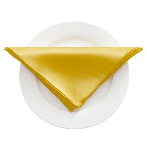 Ensemble de nappes et de serviettes en satin polyester de 29 cm, décorations de banquet de mariage haut de gamme, directement de l'usine - Product Image 1