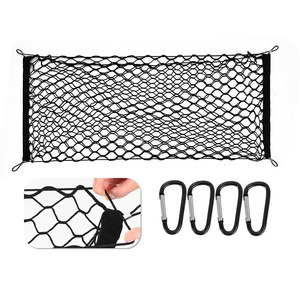 <span class=keywords><strong>Filet</strong></span> de stockage de cargaison élastique automatique de <span class=keywords><strong>coffre</strong></span> de support de <span class=keywords><strong>filet</strong></span> de cargaison de maille avec 4 crochets - Product Image 4