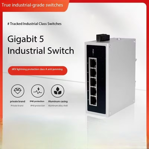 Bền 5-Port công nghiệp Ethernet 1000Gbps chuyển đổi SNMP Chức năng Mạng Thiết bị chuyển mạch cho các ứng dụng công nghiệp Din Rail kho - Product Image 5