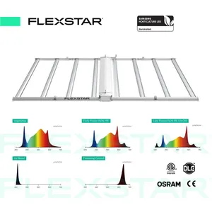 Sinowell Samsung diyotlar spektrum ayarlanabilir UV IR 645W 860W LED ışık büyümek