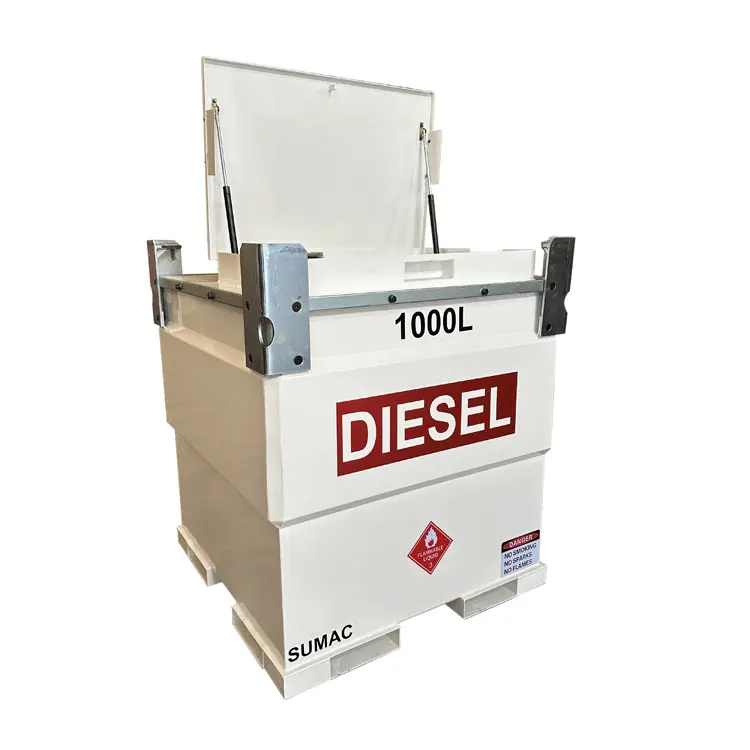 Электрический портативный топливный бак для хранения дизельного топлива Sumac для заправки на месте