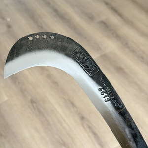 Coltello <span class=keywords><strong>da</strong></span> Potatura con Manico in Legno, Lama Affilata in Acciaio al Carbonio Forgiato, Attrezzo Agricolo per Taglio Rami - Product Image 2