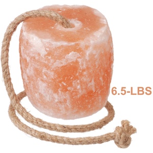 High Quality 6.5 LBS Organic Himalayan Rock Salt Lick Carved Christmas Animal Feng Shui Natural <b>Mineral</b> Salt <b>Lamp</b> Home Decor - Product Image 2