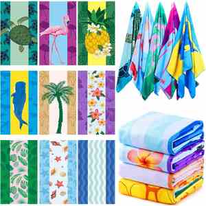 Grandes serviettes de plage en microfibre OEM/ODM sans sable, personnalisables avec logo, avec sac de voyage inclus - Product Image 1