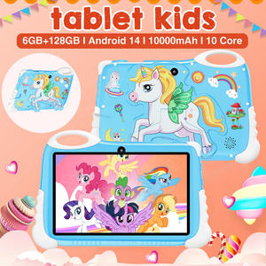 Tablet per Bambini da 7 Pollici Best-Seller, Design Little Pony, Android 14, 6+128GB, <span class=keywords><strong>Google</strong></span>, Batteria Grande, 5G WiFi, Cover Posteriore in Plastica Ecologica - Product Image 2