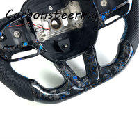 Volant de course en fibre de carbone véritable forgée pour Dodge SRT Charger Challenger Hellcat Durange 392, broderie personnalisée