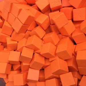 Maßgefertigte Günstige Quadratische Holzwürfel Bunte Holzblöcke Spielzeug für Kinder - Product Image 6