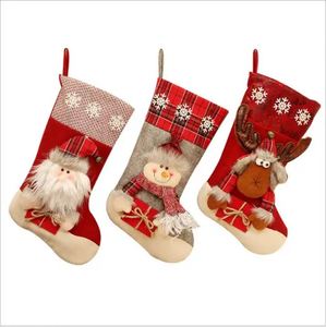 <b>Large</b> <b>Plush</b> Knit Christmas Stockings with Decorations From Guangdong OEM/ODM Brand - Product Image 1