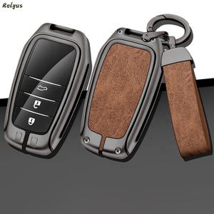 Funda de cuero de aleación de Zinc para llave de coche, venta directa de fábrica, para Toyota Rav4, Corolla, Hilux, Fortuner, Land Cruiser 200, Camry, <span class=keywords><strong>Sienna</strong></span> - Product Image 2