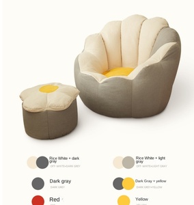 Lazy Sofa Sleepable Bedroom Small Single Recliner Tatami <strong>Bean</strong> <strong>Bag</strong> Sofa Chair Human Dog Kennel Cotton Upholstery EPS Foam Fill - Product Image 6