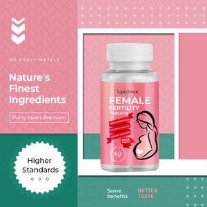 Ingrédients naturels Suppléments vitaminiques prénataux pour l'ovulation, la conception et l'équilibre hormonal Comprimés de soutien pour la fertilité féminine - Product Image 5