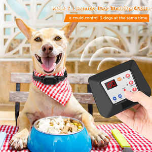 Có Thể Sạc Lại Thông Minh Điện Tử Con Chó Hàng Rào Điều Khiển Từ Xa Có Thể Điều Chỉnh Phạm Vi Kiểm Soát Vỏ Cây Không Thấm Nước IP67 Bền Vật Liệu Nhựa - Product Image 3