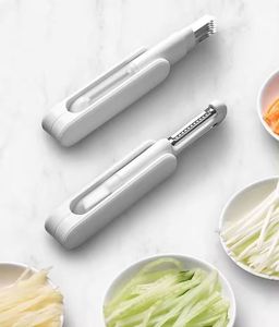 Free 2026 Hot Sale Stainless Steel 3-in-1 Multifunctional Plastic <b>Kitchen</b> Accessories Peeler Tools Potato <b>Scraper</b> <b>for</b> Home Use - Product Image 3