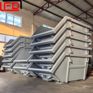 Benne à ordures de recyclage en acier industriel-poubelle de déchets de construction pour l'élimination de chantier - Product Image 3