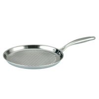 Wajan Goreng Stainless Steel Cooker King Multi-ukuran 24-inci, Loyang Panggang Besar, Set Peralatan Masak Induksi, Tersedia dalam Ukuran Kustom