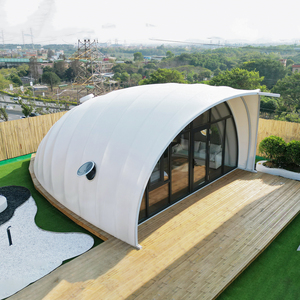 Tende a Campana di Lusso Impermeabili per Glamping sulla Spiaggia con Bagno per Hotel e Resort all'Aperto - Product Image 1