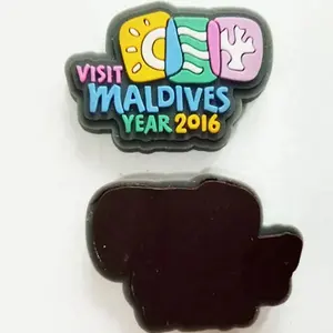 Custom logo design wholesale cute cartoon printed PVC refrigerator magnet for promotional