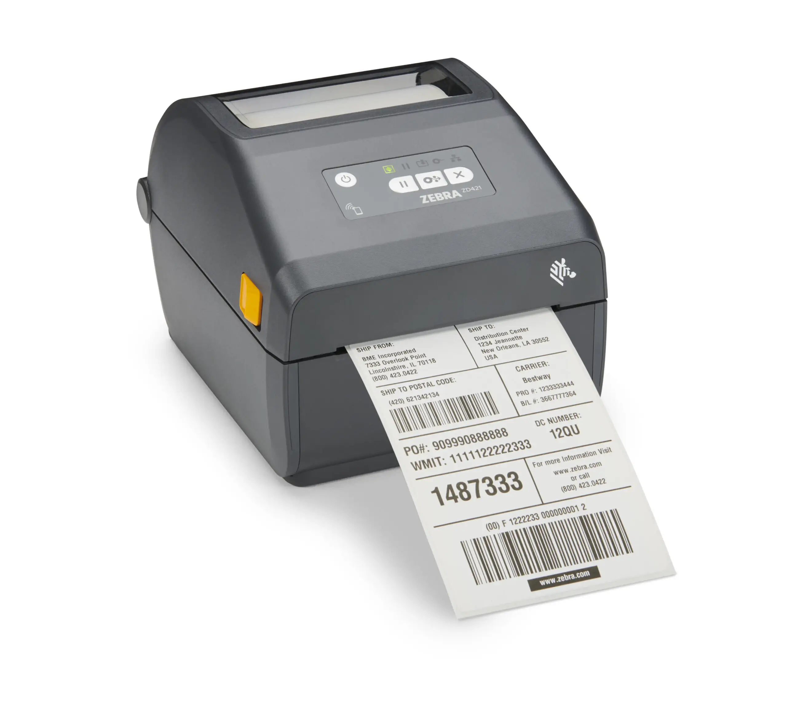 Zebra Zd421 Thermo-Barcode-Etiketten drucker 300dpi Desktop-Barcode-Etiketten drucker