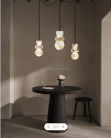 Lustres en laiton et albâtre, luminaires suspendus, luxe moderne pour la maison, îlot de cuisine, entrée, grand hall, salon