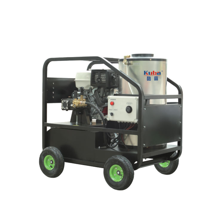 KUHONG HPW-HWQ1300-Limpiador de lavadora de alta presión, motor de gasolina 13HP, 250Bar, 3600PSI, agua fría y caliente barato