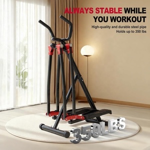 Nouvel Arrivage Vélo Elliptique Pliable Portable pour Usage Domestique, Appareil d'Exercice Manuel à Pédales Spacewalk, Tapis de Course en Acier avec Écran LCD - Product Image 4