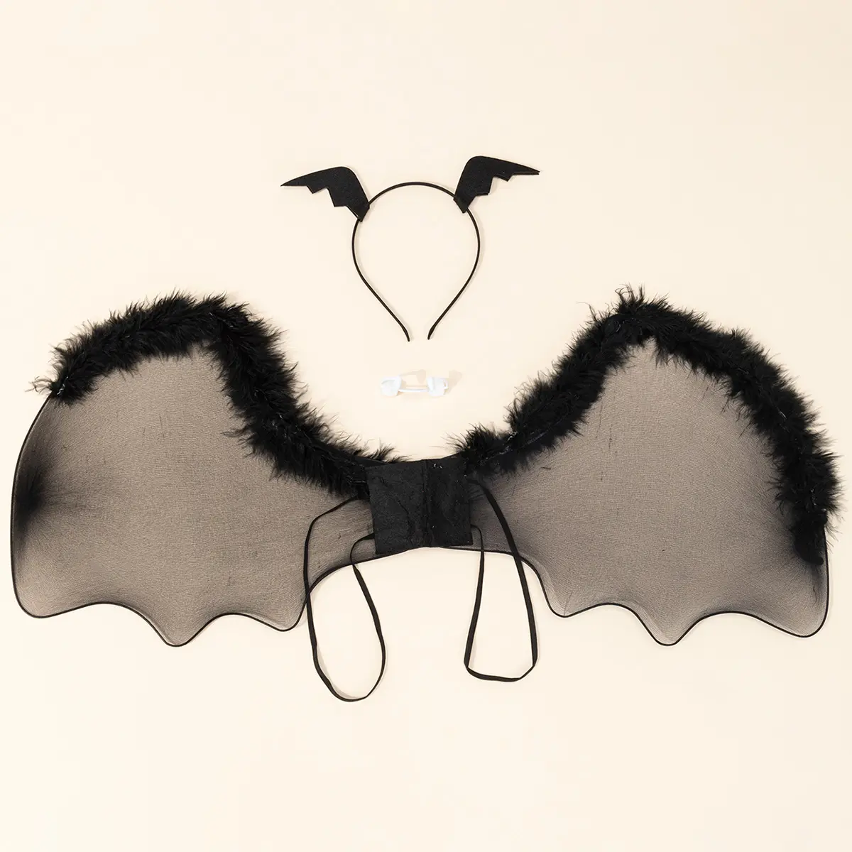 Halloween Wing Props Anak Dewasa Malaikat Feather Wing Props Sayap Hitam