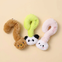 Porte-clés Panda en Peluche Mignon en Forme de Point d'Exclamation, Ours en Peluche Doux, Pendentif de Sac Animal, Poupée, Cadeau Créatif, Vente en Gros Promotionnelle