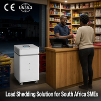 Système de stockage de batterie solaire tout-en-un 6KW 16KWH LiFePO4 empilable ESS pour la solution de gestion des coupures de courant en Afrique du Sud