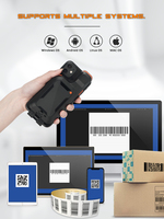XB-C20 Syble nouveau téléphone pince arrière lecteur de Code QR 2D sans fil Bluetooh lecteur de codes à barres pour la logistique