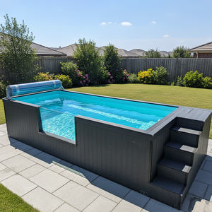 <span class=keywords><strong>Piscine</strong></span> Hors <span class=keywords><strong>Sol</strong></span> Grande ou Petite Facile à Installer pour Extérieur, Piscina en WPC pour Famille et Jardin, <span class=keywords><strong>Piscine</strong></span> Conteneur en Fibre de Verre de 40 Pieds - Product Image 3