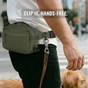 Cinturón y Correa de Hombro Ajustables para Perros, Bolsa de Paseo para Perros con 3 Formas de Uso, <span class=keywords><strong>Riñonera</strong></span> para Bolsas de Excrementos - Product Image 5