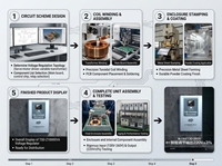 Régulateur de tension automatique mural (AVR, STABILISATEUR) d'usine avec 40 ans d'expérience, Stabilisateur AC TSD- 3kva/3000VA, Haute Qualité 110V/220V