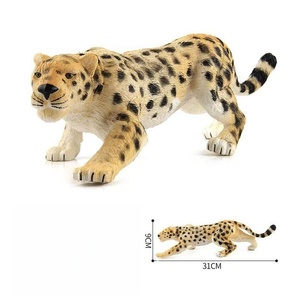 Modelo de Simulación de Animales Salvajes de Pradera, Adorno Estático de PVC, Tigres, Leones, Guepardos, Rinocerontes, Cebras, Juguete Cognitivo para Niños - Product Image 6