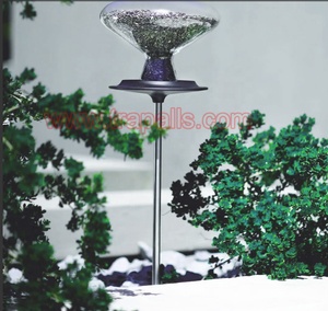 Thủy tinh công suất lớn Hạt giống chim thực phẩm chai Phễu hình chim trung chuyển - Product Image 2