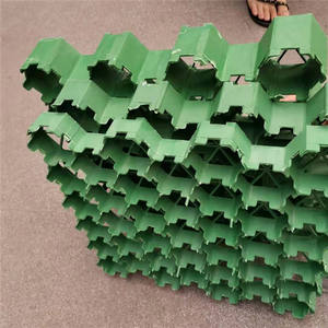 Base de remise en état de terrain en géocellules plastiques alvéolaires, grille pour <span class=keywords><strong>gravier</strong></span>, pavé pour <span class=keywords><strong>voiture</strong></span>, grille pour gazon - Product Image 1