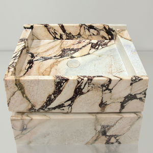 Mueble de Baño de Mármol Personalizable de Calidad Hotelera, Cajas de Almacenamiento Decorativas Rápidas, Marca OEM Fabricada en Malasia, Modelo CS-2001A-110-CAVA - Product Image 1