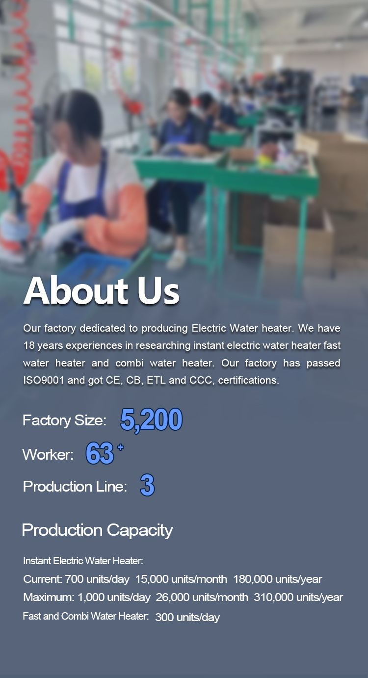 ce approved china water heater