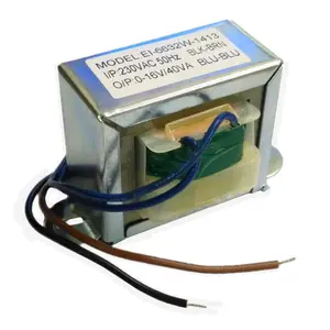 Tembaga Murni 110V 120V 220V 230V 240V ke 16V AC 1A 2A 3A 4A 5A 300ma 500ma EI Power Transformer